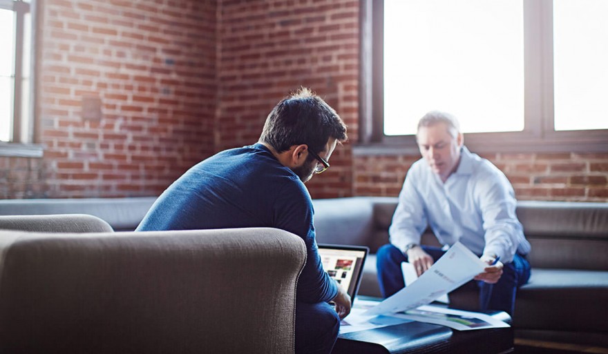 New WordPress Theme Standard Co-Workers Talking