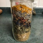 Rainbow tea 🌈 I've crafted a mix that soothes my soul. Green Rooibos, mint, borage, rose petals, lavender, turmeric, ginger & cardamom. Probably not for everyone, but the colours and the flavours make me happy 😊. What's your favourite tea? #rainbowplate #simple #healthy #eating #healthyeating #homemade #tea #soothe #teadrinker #rooibos #ginger #turmeric #craft #colorsoffood #relax